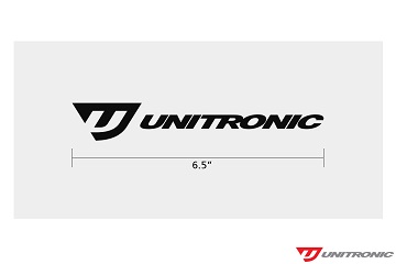 Unitronic 6.5" Black Decal