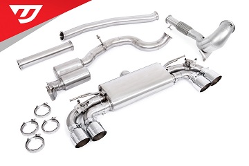 Performance Turbo-Back Exhaust System for MK8 Golf R