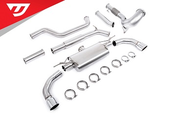 Performance Turbo-Back Exhaust System For MK8 GTI